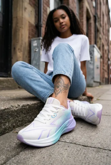 Adidasi dama sport, mov, F5