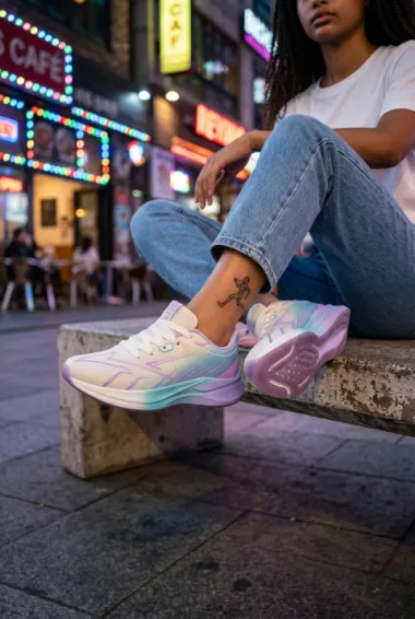 Adidasi dama sport, mov, F5