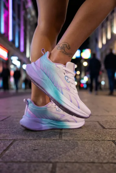 Adidasi dama sport, mov, F5