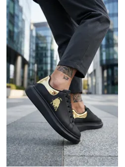 Adidasi barbati casual negri FCL805 T6-2