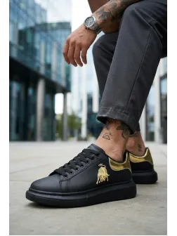 Adidasi barbati casual negri FCL805 T6-2