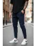 Pantaloni de trening bleumarin conici 12110 126-4