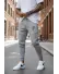Pantaloni de trening gri 12616 K4