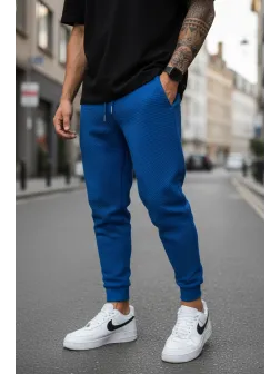 Pantaloni de trening cargo, bleumarin, conici K041 N4-4