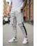 Pantaloni de trening cargo, gri, conici Y359 18-3.1
