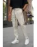 Pantaloni de trening bej conici 2648 33-2.1