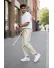Pantaloni de trening bej conici 2648 33-2.1