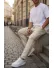 Pantaloni de trening bej conici 2648 33-2.1