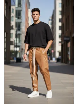 Pantaloni de trening maro conici 2648 33-2.2 Pantaloni de trening maro conici 2648 33-2.2