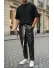 Pantaloni de trening negri conici 2648 34-3.3