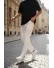 Pantaloni de trening albi conici 2654 33--3.1