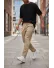 Pantaloni de trening crem conici 2654 32-1.3