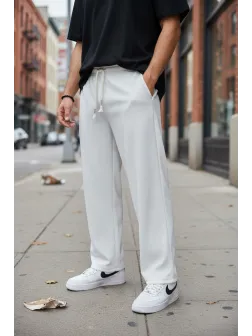 Pantaloni de trening albi GG105 28-3.3 Pantaloni de trening albi GG105 28-3.3