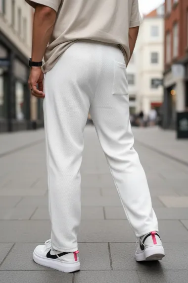 Pantaloni de trening albi GG105 28-3.3