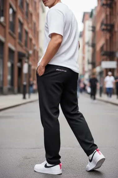 Pantaloni de trening negri GG105 28-3.3