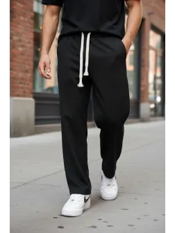 Pantaloni de trening negri GG105 28-3.3 Pantaloni de trening negri GG105 28-3.3