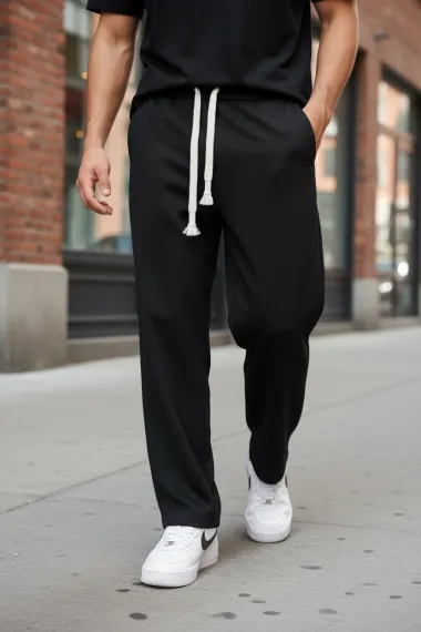 Pantaloni de trening negri GG105 28-3.3