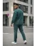 Trening barbati slim fit verde Pantaloni + Hanorac K008 28-1.3 Trening barbati slim fit verde Pantaloni + Hanorac K008 28-1.3
