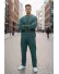 Trening barbati slim fit verde Pantaloni + Hanorac K008 28-1.3 Trening barbati slim fit verde Pantaloni + Hanorac K008 28-1.3
