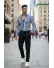 Camasa barbati slim fit dungi B8180