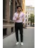 Camasa barbati slim fit roz B8182 O5-4.3