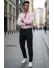 Camasa barbati slim fit roz B8182 O5-4.3
