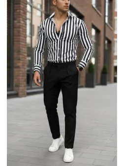 Camasa barbati slim fit dungi B8183 Camasa barbati slim fit dungi B8183