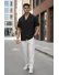 Camasa barbati slim fit neagra Y086 P20-2.3