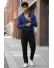 Camasa barbati slim fit bleumarin B5341 6-4.3