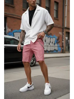 Pantaloni scurti casual, cu imprimeu 13157 D6-2.4