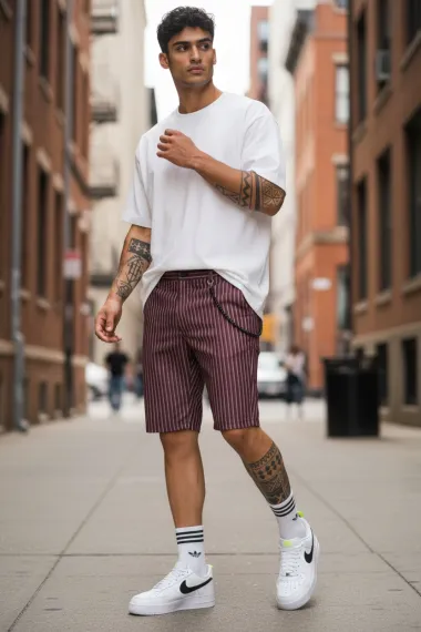 Pantaloni scurti casual dungi 13326 O2-7