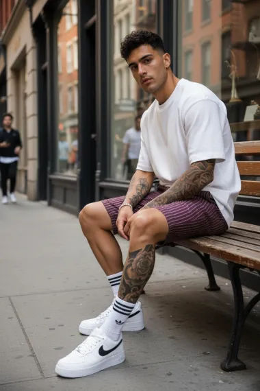 Pantaloni scurti casual dungi 13326 O2-7