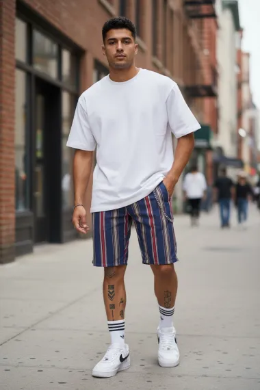 Pantaloni scurti casual dungi 13328 D4-3.2