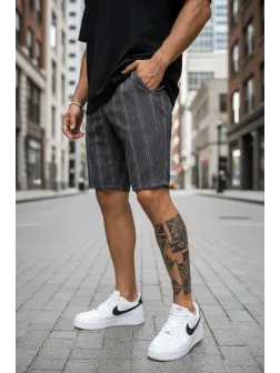 Pantaloni scurti casual, cu imprimeu, 13145 O2-6.3