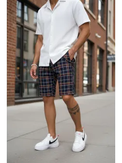 Pantaloni scurti casual, cu imprimeu, 13161 20-3.3