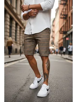 Pantaloni scurti casual, cu imprimeu, 13164 N2