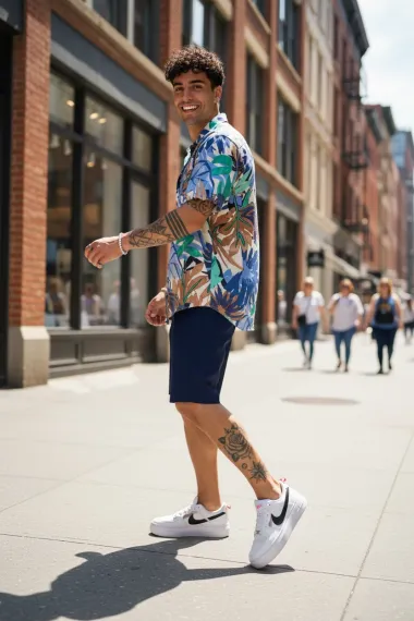 Pantaloni scurti casual, bleumarin 13058 O4-2.3