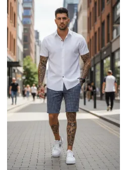 Pantaloni scurti casual, cu imprimeu, 13108 16-3.3