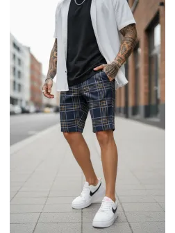 Pantaloni scurti casual, cu imprimeu, 13111 15-4.1