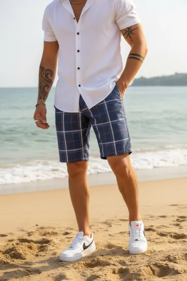 Pantaloni scurti casual, cu imprimeu, 13119 14-3.3