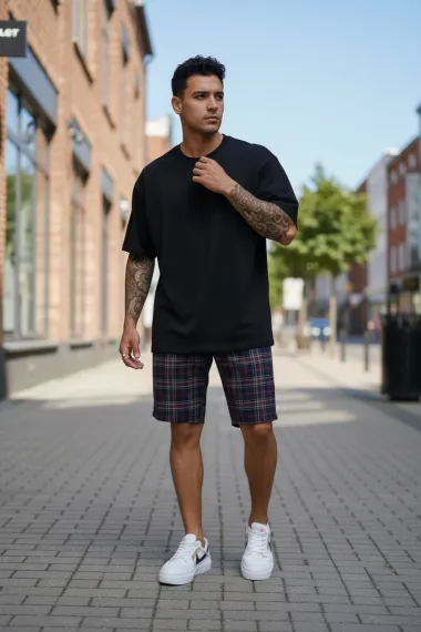 Pantaloni scurti casual, cu imprimeu, 13120 14-3.3