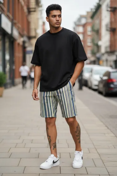 Pantaloni scurti casual, cu imprimeu, 13124 14-3.3