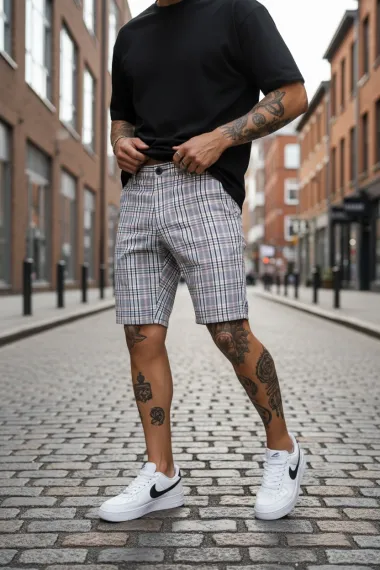 Pantaloni scurti casual, cu imprimeu, 13125 14-3.3