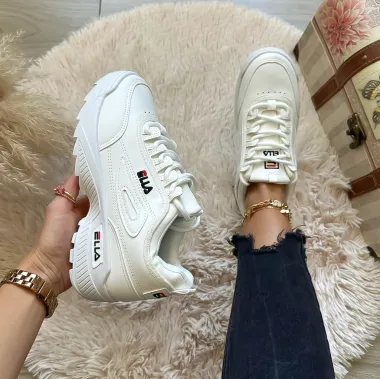 Adidasi dama casual albi M008 T6-1