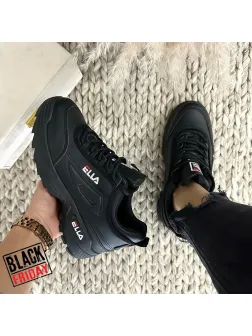 Adidasi dama casual negri M008 T6-1