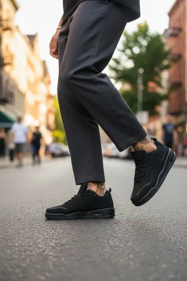 Adidasi barbati casual, negru 5919 n11-2