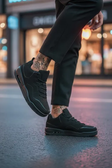 Adidasi barbati casual, negru 5919 n11-2