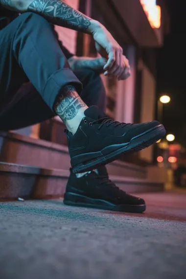 Adidasi barbati casual, negru 5919 n11-2