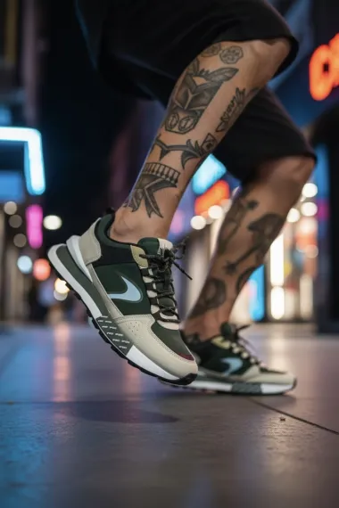 Adidasi barbati casual, kaki A105 T14-2