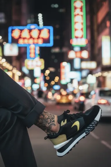 Adidasi barbati casual, negri A105 N8-4